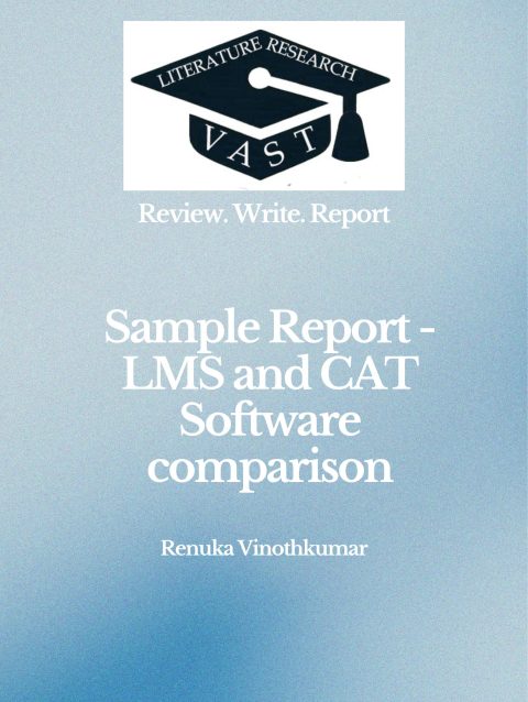 Sample report - LMS and CAT software comparison