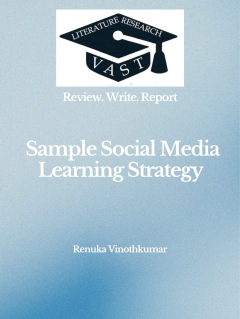 Sample social media learning strategy